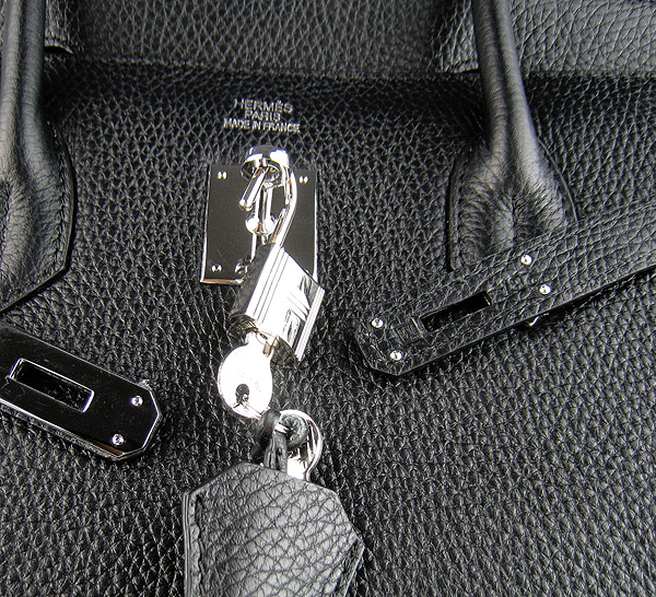 Replica Hermes Birkin 40CM Togo Bag Light Black 6099 Online - Click Image to Close